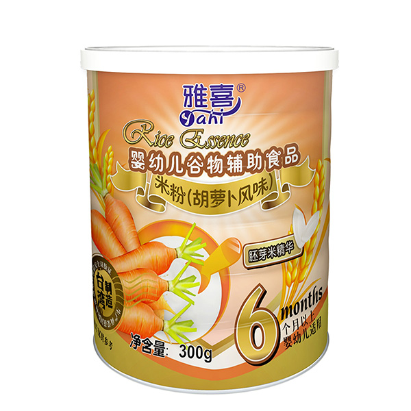 雅喜胡蘿卜風(fēng)味嬰幼兒米粉