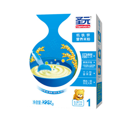 圣元鈣鐵鋅營(yíng)養(yǎng)米粉1段