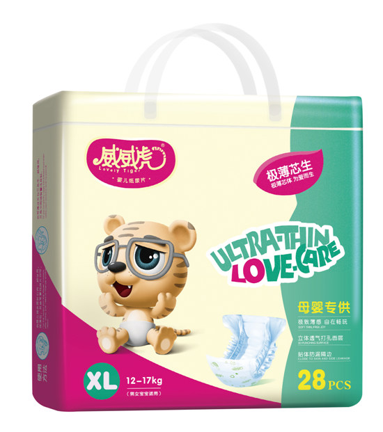 威威虎極薄芯生紙尿片XL碼28片