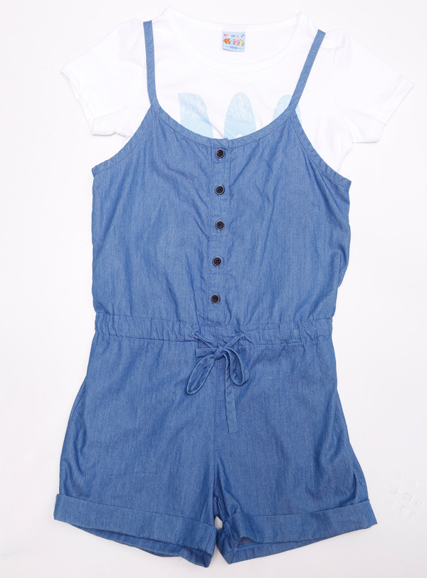 小狗巴納女寶寶吊帶裙