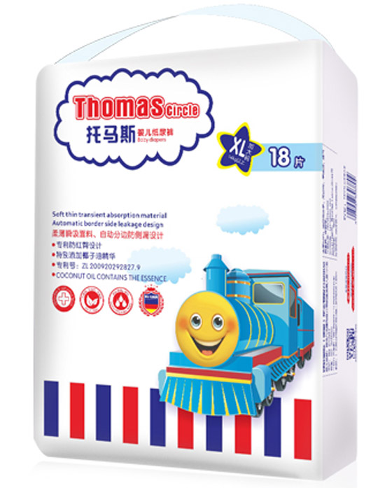 托馬斯小包紙尿褲XL18片