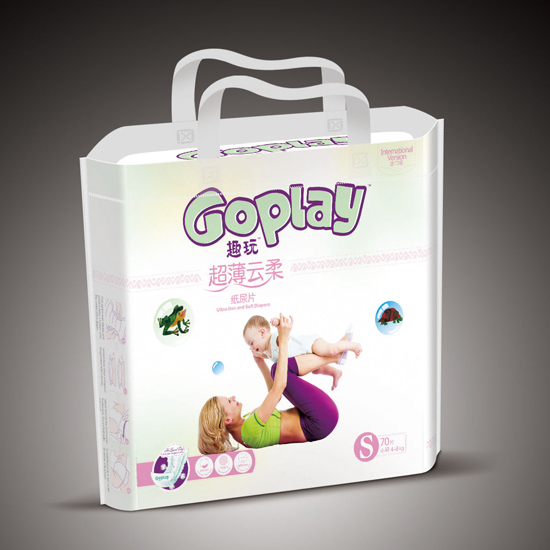 趣玩超薄云柔紙尿片S碼70片