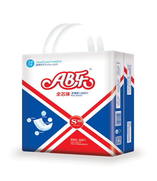 AB樂柔薄嬰兒紙尿片S碼80片