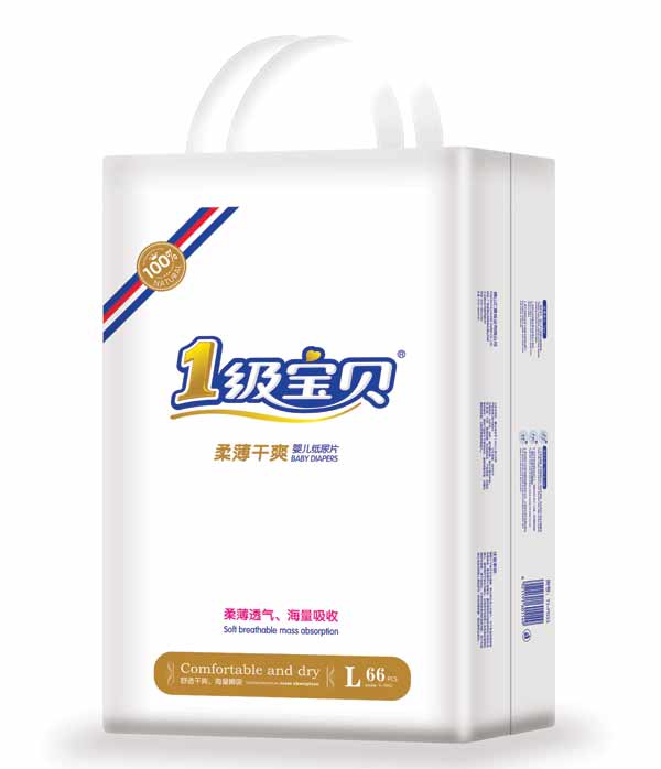 1級(jí)寶貝柔薄干爽大包尿片L