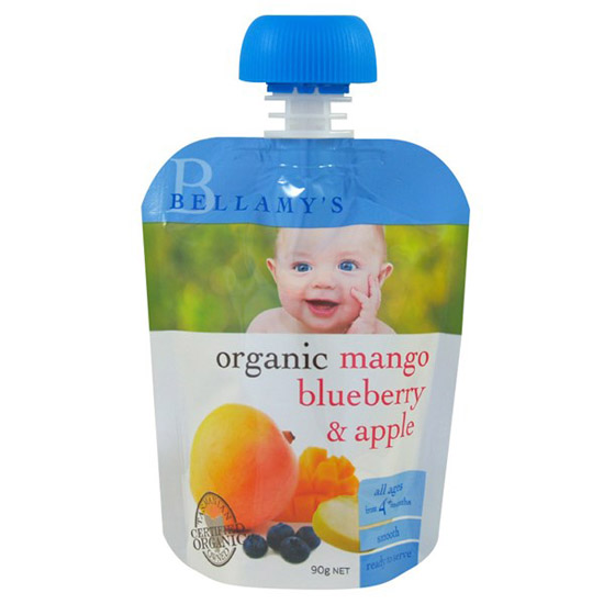 貝拉米有機芒果藍莓蘋果泥
