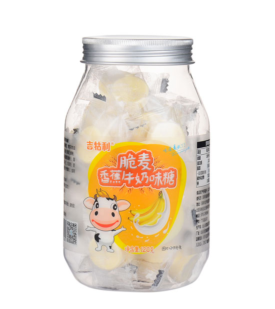 吉牯利脆麥香蕉牛奶味糖