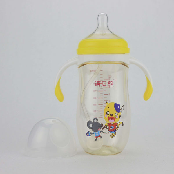 諾貝能嬰幼兒奶瓶黃色