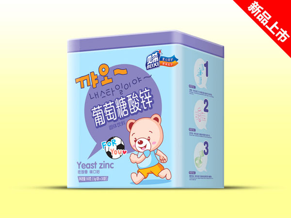 貝希顆粒鐵聽-葡萄糖酸鋅