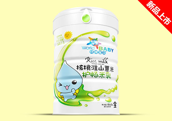 環(huán)球寶貝米乳鐵聽裝-核桃淮山薏米