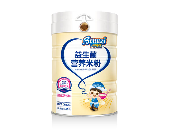 貝努滋益生菌米粉強(qiáng)化鈣鐵鋅配方