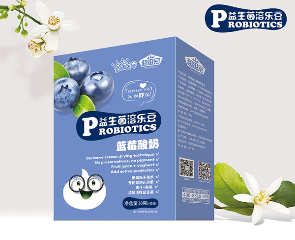 冠軍寶貝超級(jí)冠益生菌溶樂豆(藍(lán)莓)