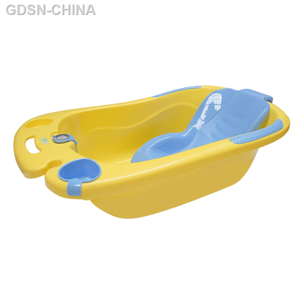 青蛙嘟迪心語(yǔ)測(cè)溫浴盆黃藍(lán)