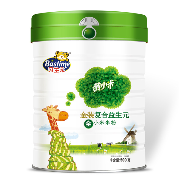 貝生元金裝復合益生元黃小米米粉聽裝