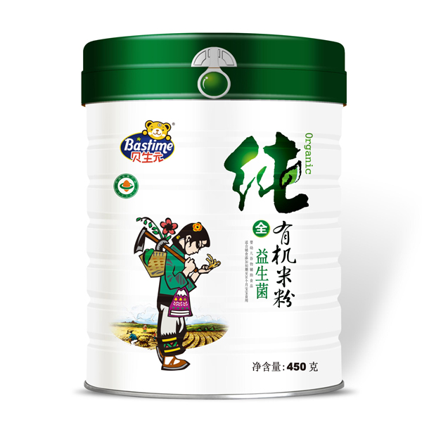 貝生元純有機益生菌米粉系列(聽裝)