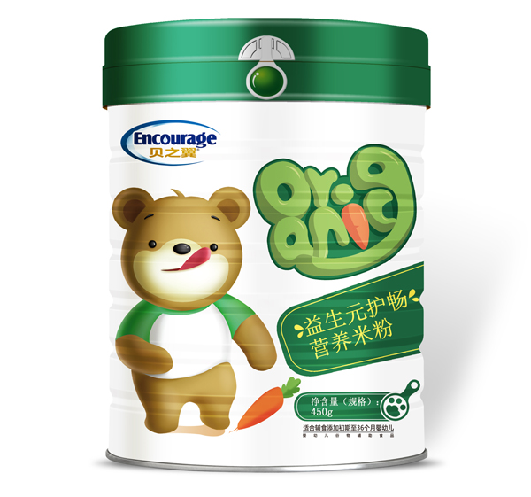 貝之翼益生元滬場(chǎng)純有機(jī)米粉-聽(tīng)裝