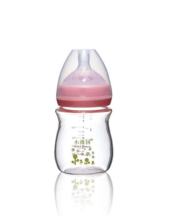 小孩國(guó)初生寬口玻璃奶瓶粉色150ML.jpg 小孩國(guó)初生寬口玻璃奶瓶粉色150ML.jpg