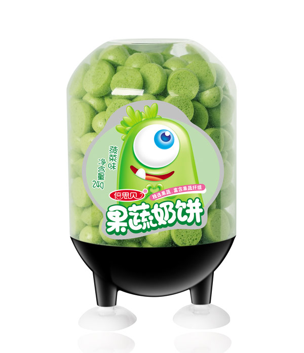 倍思貝菠菜味果蔬奶餅