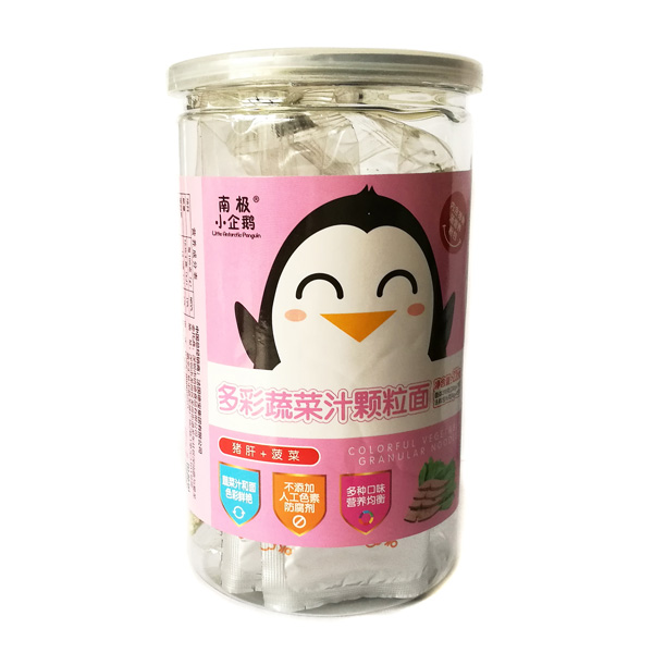 南極小企鵝多彩果蔬汁顆粒面(豬肝+菠菜).jpg 南極小企鵝多彩果蔬汁顆粒面(豬肝+菠菜).jpg