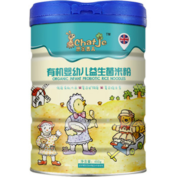 SChatJe思蜜吉兒益生菌有機(jī)米粉(罐裝)