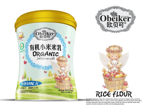 歐貝可有機小米米乳-鈣鐵鋅配方桶裝