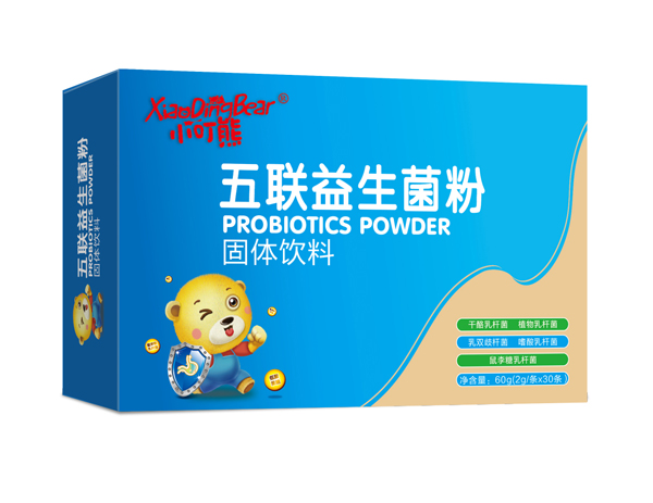 小叮熊五聯(lián)益生菌粉 60g-橫版
