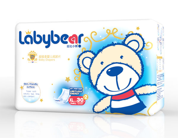 拉比小熊超級柔嬰兒紙尿片XL32