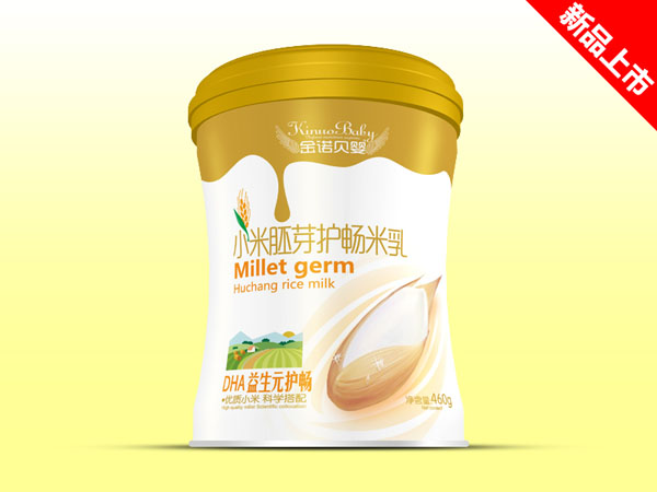 金諾貝嬰小米胚芽護(hù)暢米乳-DHA益生元護(hù)暢聽裝
