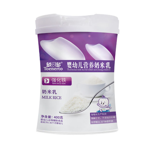 多能多強化鐵嬰幼兒營養(yǎng)奶米乳桶裝