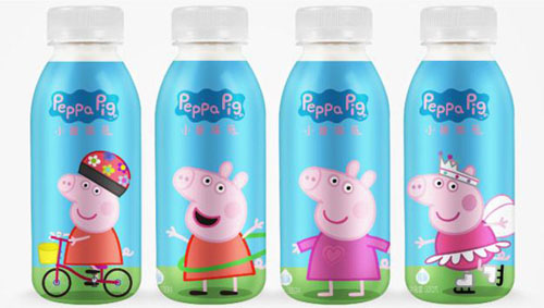 小豬佩奇乳酸菌飲品原味4瓶裝