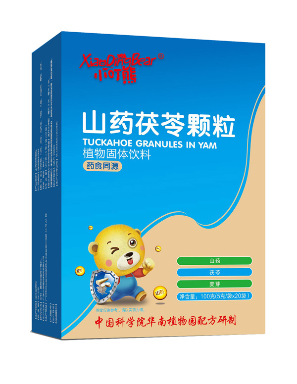 小叮熊山藥茯苓顆粒豎版