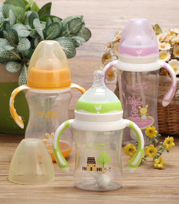 靚仔博士PP寬口徑自動奶瓶