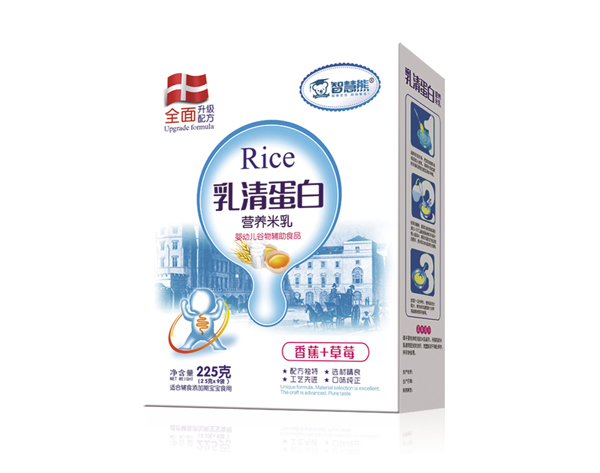 智慧熊乳清蛋白營(yíng)養(yǎng)米乳-香蕉草莓