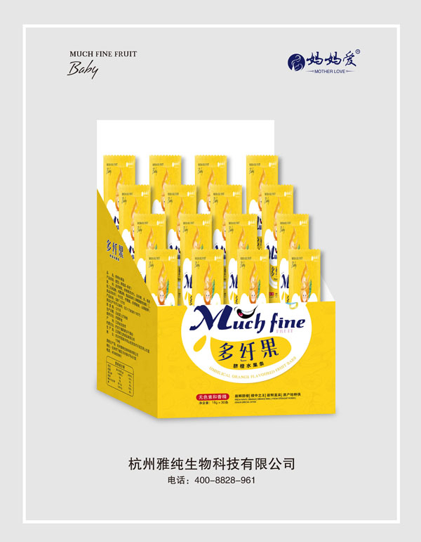 媽媽愛多纖果臍橙水果條