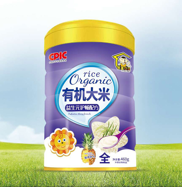 英皇貝貝有機大米-益生元護暢配方