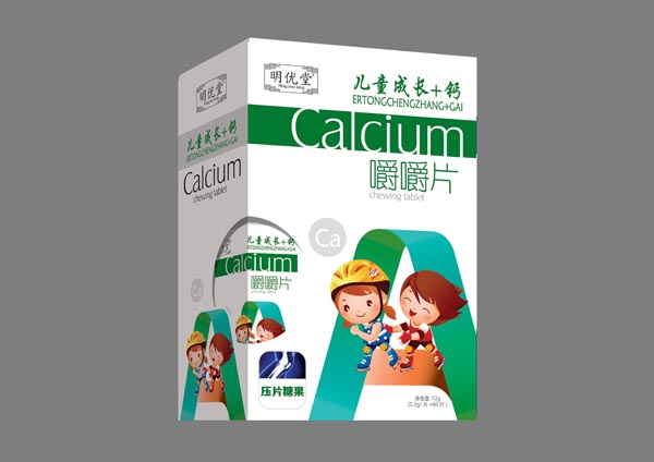 明優(yōu)堂兒童成長+鈣嚼嚼片