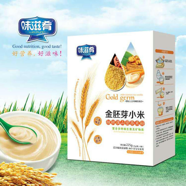 味滋肴金胚芽小米核桃淮山營(yíng)養(yǎng)米粉 盒裝
