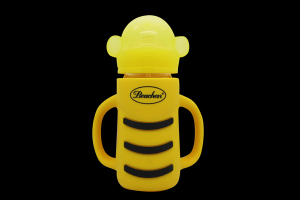 貝臣230ml寬口小蜜蜂硅膠套防摔玻璃奶瓶.jpg 貝臣230ml寬口小蜜蜂硅膠套防摔玻璃奶瓶.jpg