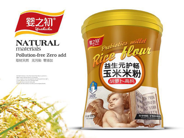 嬰之初益生元護(hù)暢玉米米粉-胡蘿卜高鈣罐裝