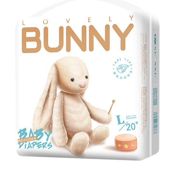 邦尼兔綿柔安撫紙尿褲L20