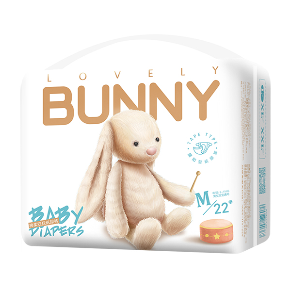 邦尼兔綿柔安撫紙尿褲M(mǎn)22