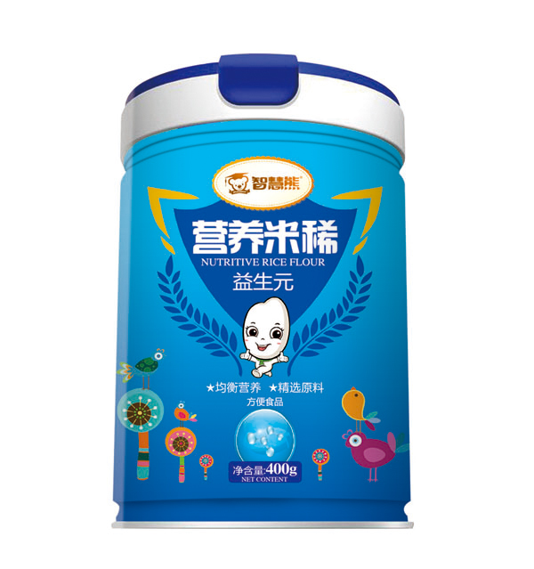 智慧熊營(yíng)養(yǎng)米稀-益生元 聽(tīng)裝