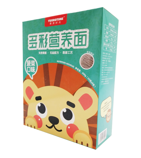 育英時(shí)光多彩營養(yǎng)面 菠菜口味