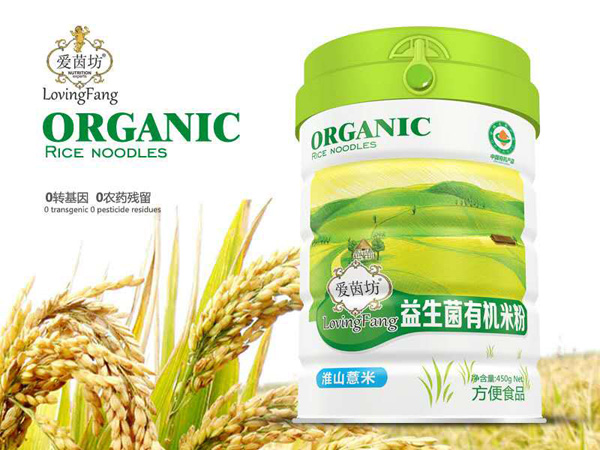 愛茵坊益生菌有機(jī)米粉-淮山薏米