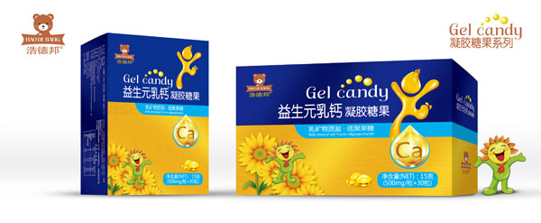 浩德邦益生元乳鈣凝膠糖果