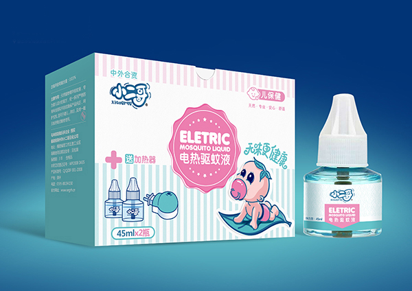 小二哥電熱驅(qū)蚊液45ml 2瓶