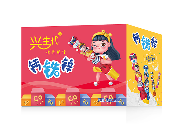 興生代®鈣鐵鋅 紅色箱子