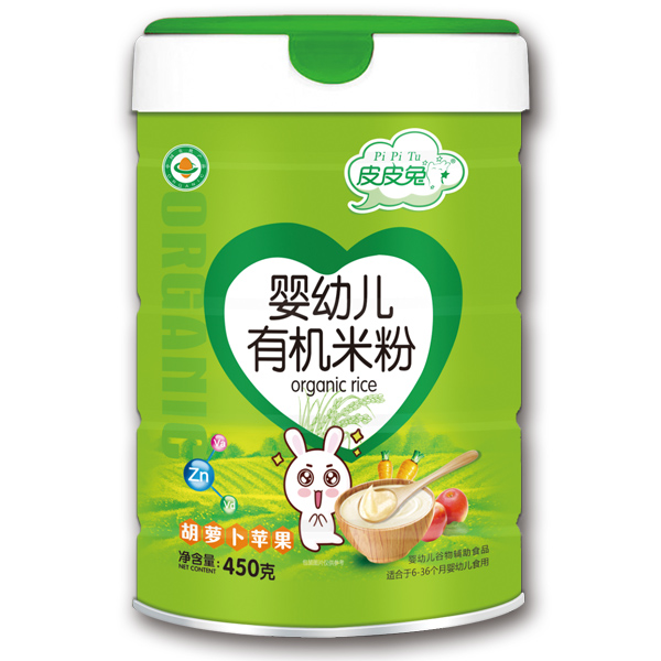 皮皮兔嬰幼兒有機(jī)米粉-胡蘿卜蘋果