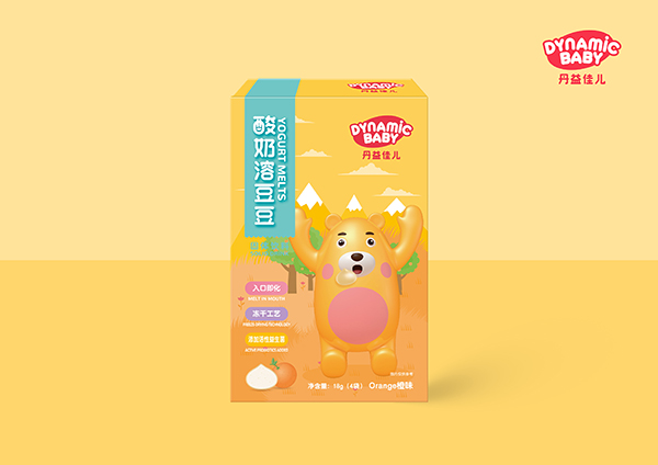 丹益佳兒酸奶溶豆豆 橙味