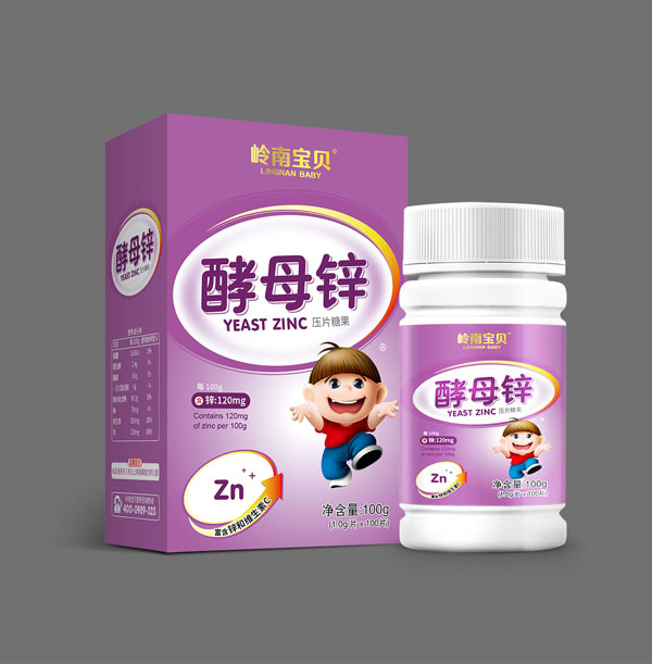 嶺南寶貝酵母鋅壓片糖果