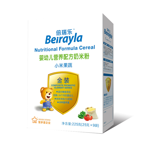 倍瑞樂小米果蔬營(yíng)養(yǎng)配方奶米粉